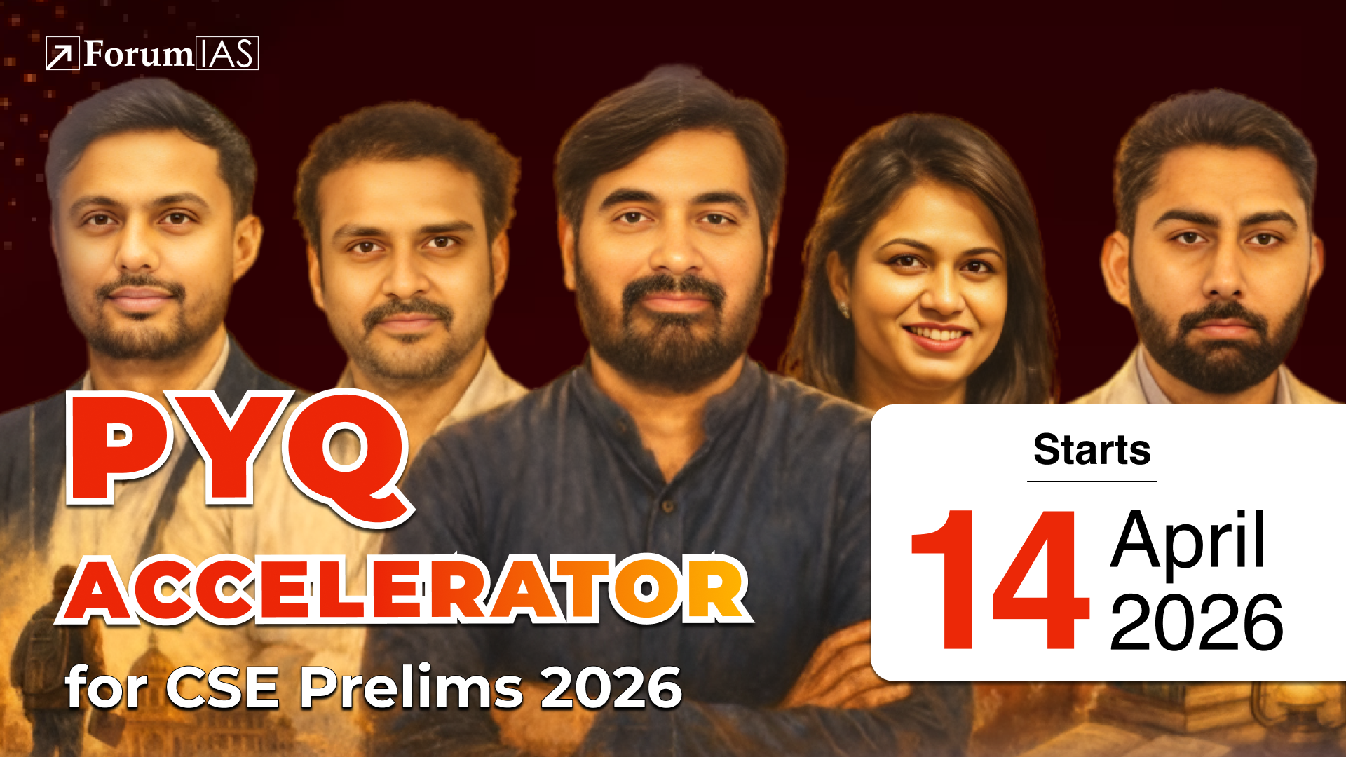 PYQ Accelerator Classes for CSE Prelims 2026